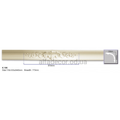 Карниз (2.44м) Harmony Decor K 196 купить в Одессе