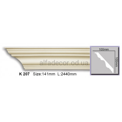 Карниз гибкий (2.44м) Harmony Decor K 207 купить в Одессе