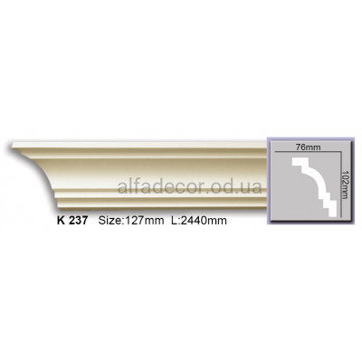 Карниз гибкий (2.44м) Harmony Decor K 237 купить в Одессе