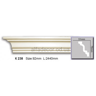 Карниз гибкий (2.44м) Harmony Decor K 238 купить в Одессе