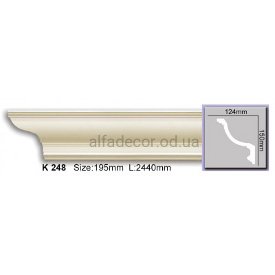 Карниз (2.44м) Harmony Decor K 248 купить в Одессе