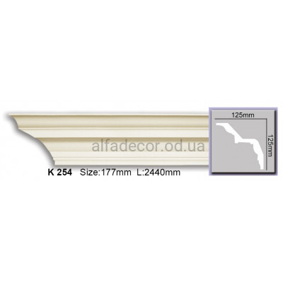 Карниз гибкий (2.44м) Harmony Decor K 254 купить в Одессе