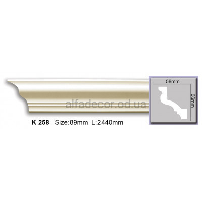 Карниз (2.44м) Harmony Decor K 258 купить в Одессе