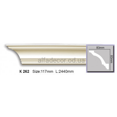 Карниз гибкий (2.44м) Harmony Decor K 262 купить в Одессе