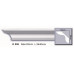 Карниз полиуретановый гладкий (2.44м) Harmony Decor K 205 купить в Одессе
