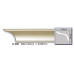 Карниз полиуретановый гладкий (2.44м) Harmony Decor K 209 купить в Одессе