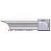 Карниз полиуретановый гладкий (2.44м) Harmony Decor K 219 купить в Одессе