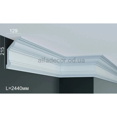 Карниз полиуретановый гладкий (2.44м) Harmony Decor K 219 купить в Одессе
