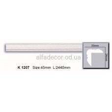 Карниз(кут) поліуретановий (2.44м) Harmony Decor K 1207 Карниз(кут) поліуретановий (2.44м) Harmony Decor K 1207