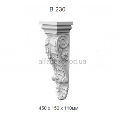 Консоль поліуретанова Harmony Decor B 230 купити в Одесі