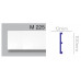 Молдинг(плинтус) полиуретановый (2.44м) Harmony Decor M 225 купить в Одессе