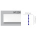 Молдинг(плинтус) полиуретановый гибкий (2.44м) Harmony Decor M 226 купить в Одессе