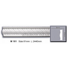 Молдинг поліуретановий (2.44м) Harmony Decor M 101
