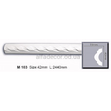 Молдинг поліуретановий (2.44м) Harmony Decor M 103
