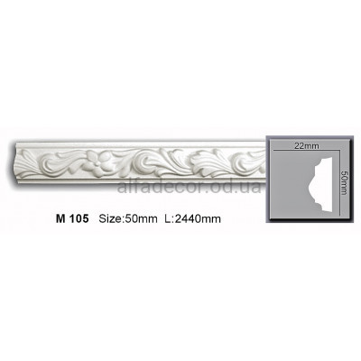 Молдинг полиуретановый (2.44м) Harmony Decor M 105 купить в Одессе