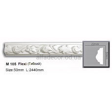 Молдинг поліуретановий гнучкий (2.44м) Harmony Decor M 105 Flexi