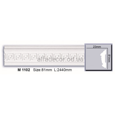 Молдинг поліуретановий (2.44м) Harmony Decor M 1102 купити в Одесі