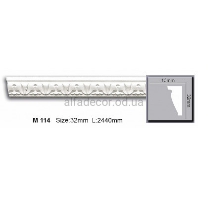 Молдинг полиуретановый (2.44м) Harmony Decor M 114 купить в Одессе