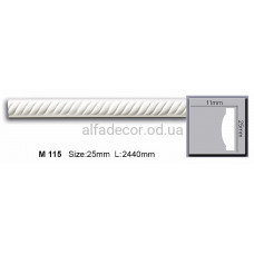 Молдинг поліуретановий (2.44м) Harmony Decor M 115