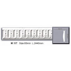 Молдинг поліуретановий (2.44м) Harmony Decor M 117