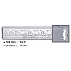 Молдинг поліуретановий гнучкий (2.44м) Harmony Decor M 123 Flexi