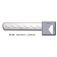 Молдинг поліуретановий (2.44м) Harmony Decor M 124