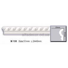 Молдинг поліуретановий (2.44м) Harmony Decor M 135