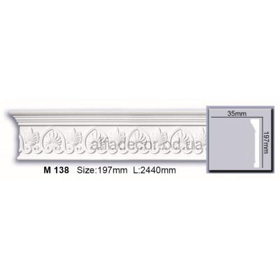 Молдинг поліуретановий (2.44м) Harmony Decor M 138 купити в Одесі