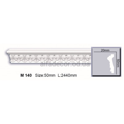 Молдинг поліуретановий (2.44м) Harmony Decor M 140 купити в Одесі