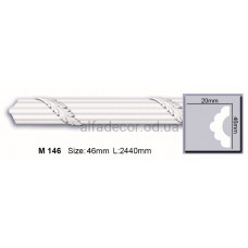 Молдинг поліуретановий (2.44м) Harmony Decor M 146