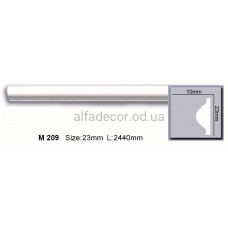 Молдинг полиуретановый гладкий (2.44м) Harmony Decor M 209