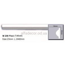 Молдинг поліуретановий гнучкий (2.44м) Harmony Decor M 209 Flexi