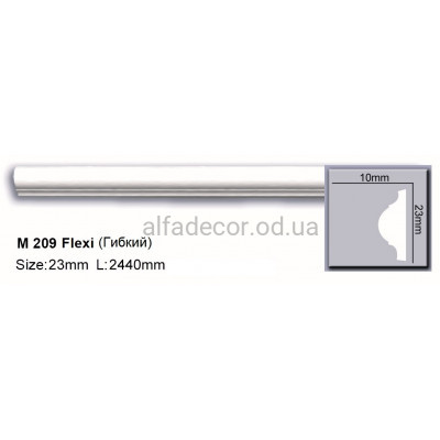 Молдинг поліуретановий гнучкий (2.44м) Harmony Decor M 209 Flexi купити в Одесі