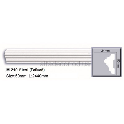 Молдинг поліуретановий гнучкий (2.44м) Harmony Decor M 210 Flexi купити в Одесі