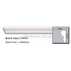 Молдинг поліуретановий гнучкий (2.44м) Harmony Decor M 214 Flexi