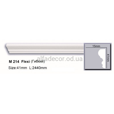 Молдинг полиуретановый гибкий (2.44м) Harmony Decor M 214 Flexi купить в Одессе