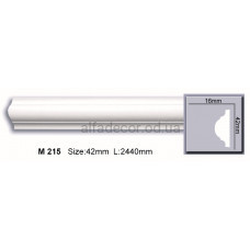 Молдинг полиуретановый гладкий (2.44м) Harmony Decor M 215