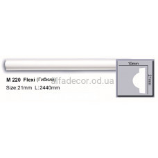 Молдинг поліуретановий гнучкий (2.44м) Harmony Decor M 220 Flexi