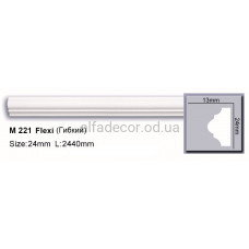 Молдинг поліуретановий гнучкий (2.44м) Harmony Decor M 221 Flexi