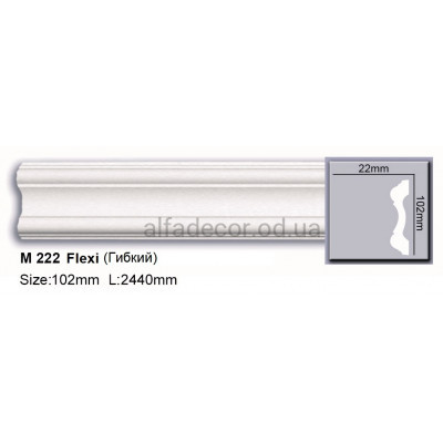 Молдинг поліуретановий гнучкий (2.44м) Harmony Decor M 222 Flexi купити в Одесі