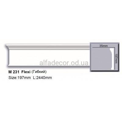 Молдинг полиуретановый гибкий (2.44м) Harmony Decor M 231 Flexi купить в Одессе