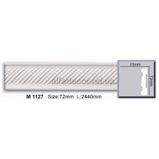 Молдинг поліуретановий (2.44м) Harmony Decor M 1127