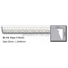 Молдинг поліуретановий гнучкий (2.44м) Harmony Decor M 114 Flexi