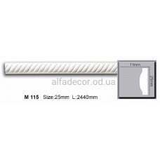 Молдинг поліуретановий (2.44м) Harmony Decor M 115 Молдинг поліуретановий (2.44м) Harmony Decor M 115