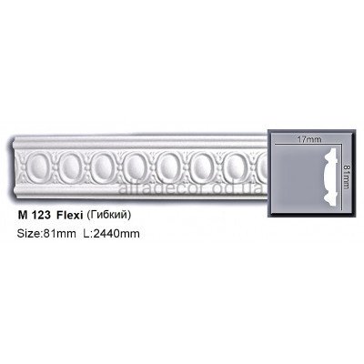 Молдинг полиуретановый гибкий (2.44м) Harmony Decor M 123 Flexi купить в Одессе