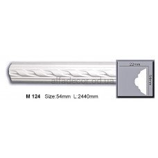 Молдинг поліуретановий (2.44м) Harmony Decor M 124