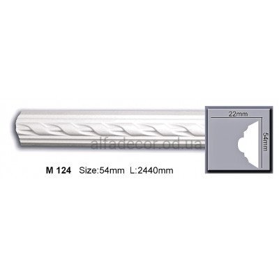 Молдинг полиуретановый (2.44м) Harmony Decor M 124 купить в Одессе