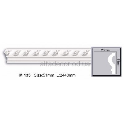 Молдинг полиуретановый (2.44м) Harmony Decor M 135 купить в Одессе
