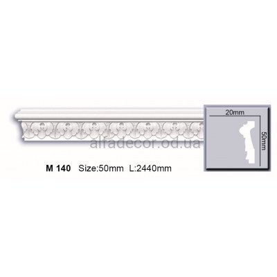 Молдинг поліуретановий (2.44м) Harmony Decor M 140 купити в Одесі