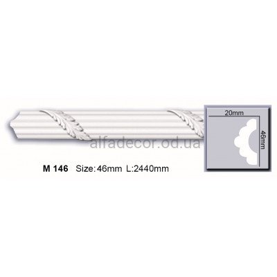 Молдинг поліуретановий (2.44м) Harmony Decor M 146 купити в Одесі